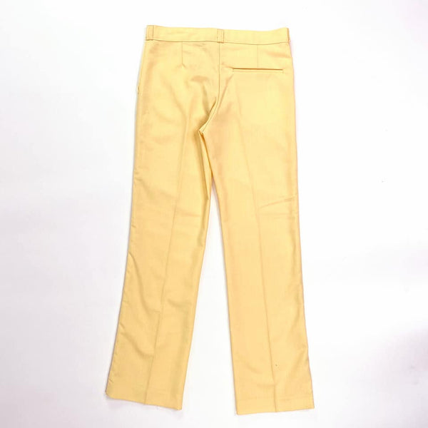 1970's Vintage Deadstock Light Yellow Trousers